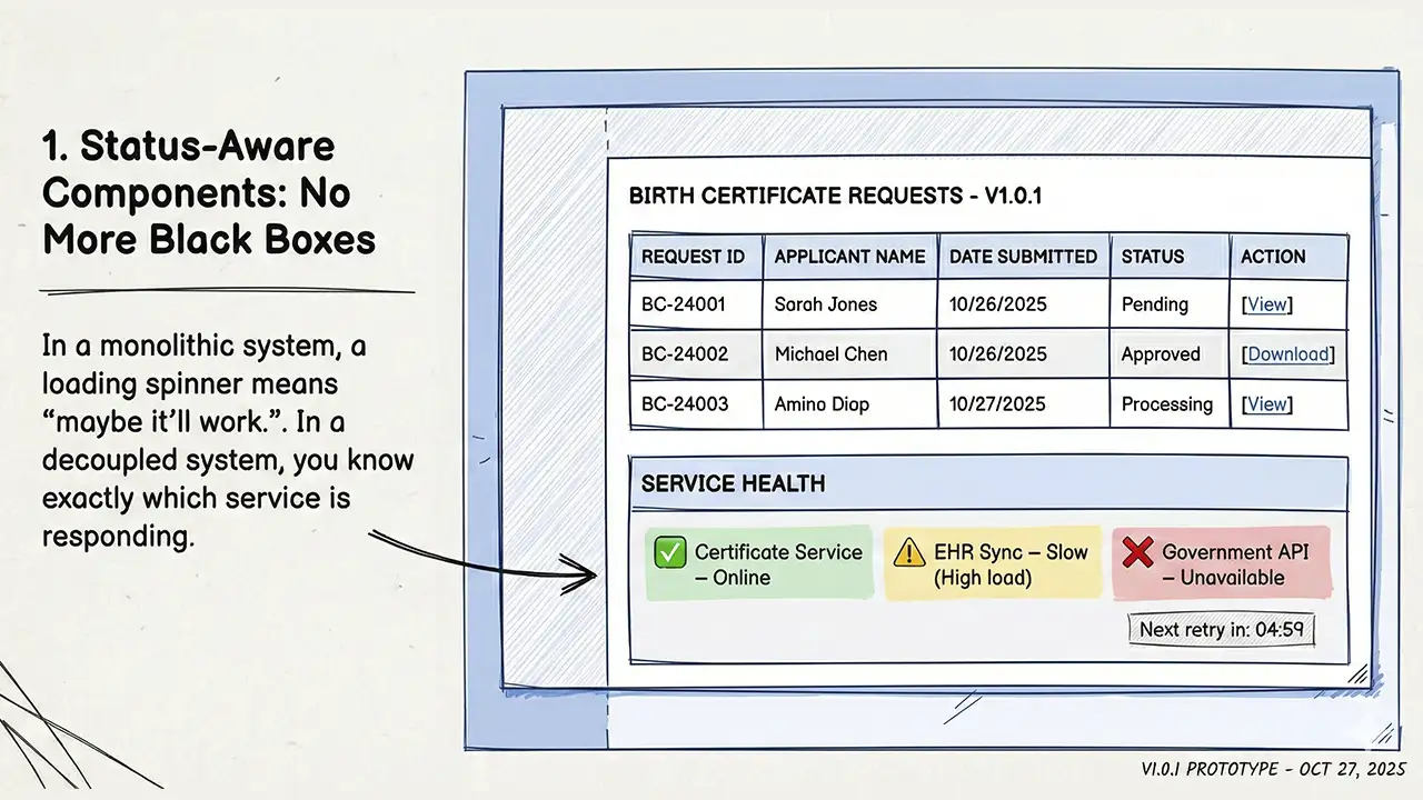 Status-Aware Components